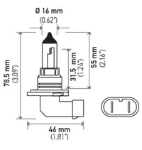 Hella 9006 12V 55W Halogen Bulb