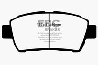 EBC 11-15 Scion IQ 1.3 Redstuff Front Brake Pads