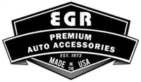 EGR 2019 Dodge Ram 1500 Crew Cab SlimLine In-Channel Window Visors Set of 4 - Dark Smoke