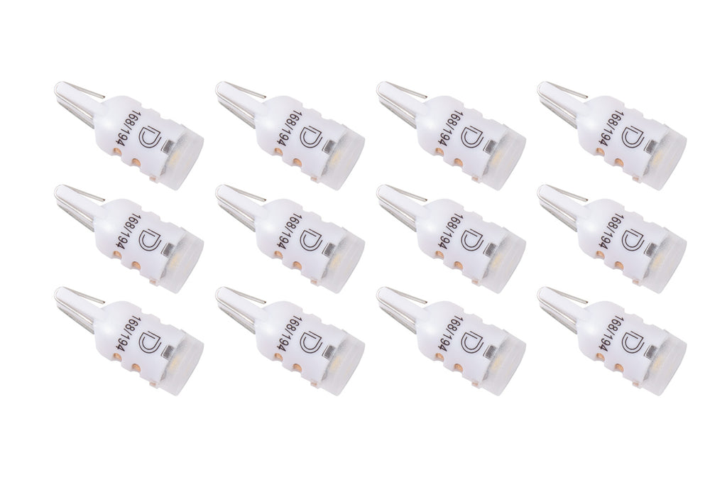 1980-1993 Ford Mustang Instrument Panel Light Bulb LED Natural White (twelve)
