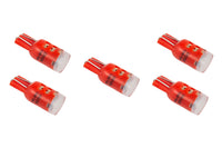 2012-2014 Fiat 500 Center High Mount Stop Light Bulb 194 HP5 Red (five)