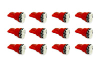 1980-1993 Ford Mustang Instrument Panel Light Bulb LED Red (twelve)