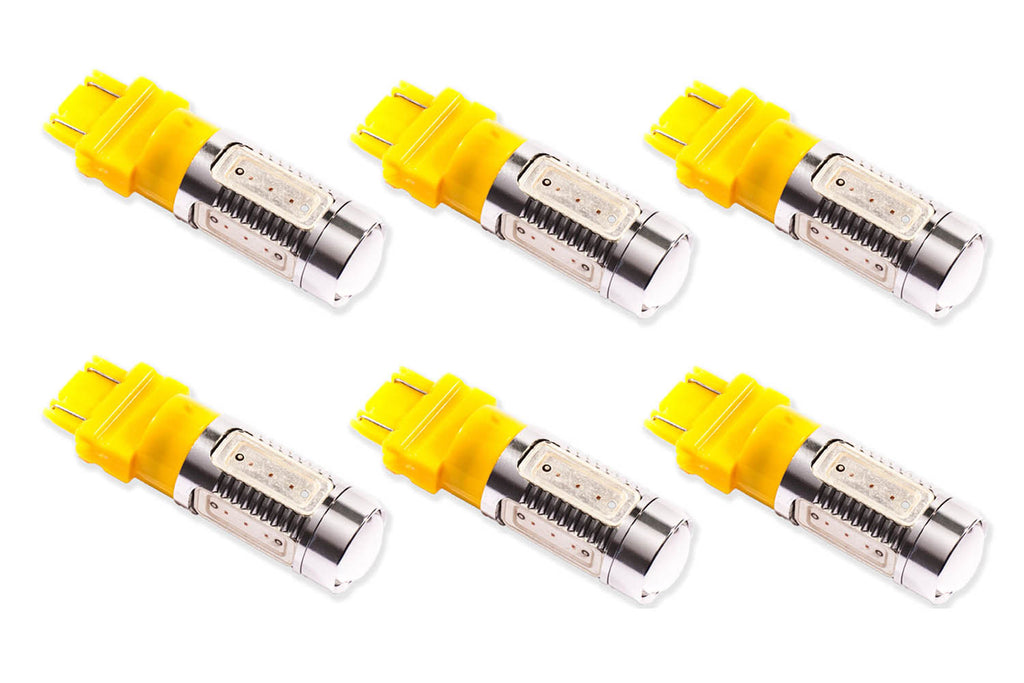 2007-2009 Ford Mustang Turn Signal Light Bulb LED Amber (six)