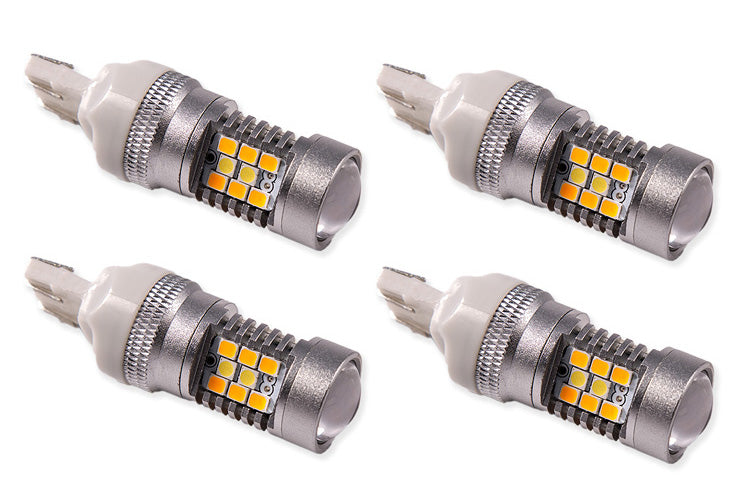 2014-2018 Chevrolet Silverado 1500 Turn Signal Light Bulb LED Cool White Switchback (four)