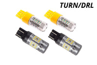 2020-2025 Jeep Gladiator Turn Signal Light Bulb JL Wrangler Front Turn Stage 1 (7443 HP48 White & Amber)