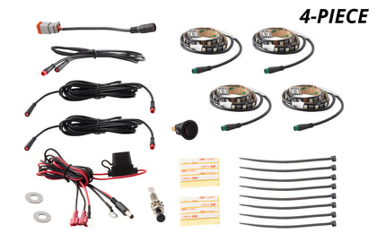 RGBW Engine Bay Strip Kit 4pc