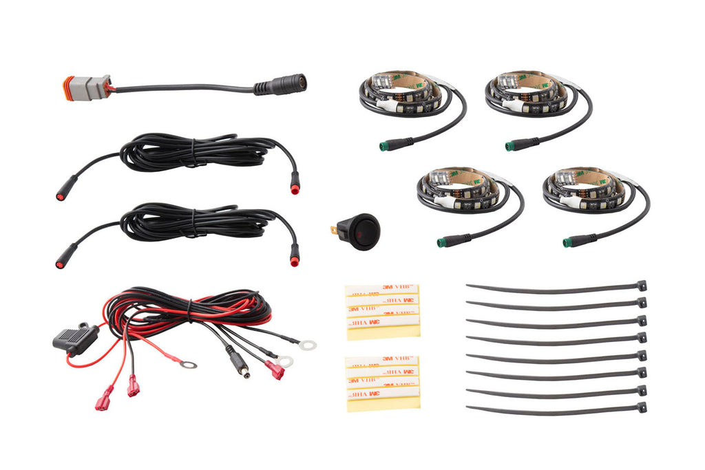 RGBW Grille Strip Kit 4pc