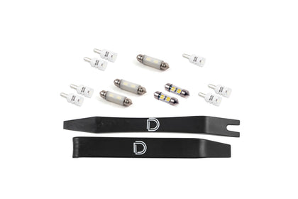 Interior LED Kit For 2008-2016 Ford Super Duty F250 F350 Cool White Stage 1