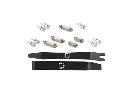 Interior LED Kit For 2008-2016 Ford Super Duty F250 F350 Cool White Stage 2