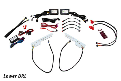 Rgbwa Lower DRL Boards For 2016-2018 Chevrolet Camaro