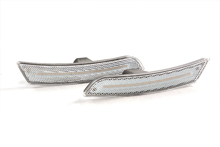 LED Sidemarkers For 2014-2019 Cadillac Ats Cts Non V Clear (pair)