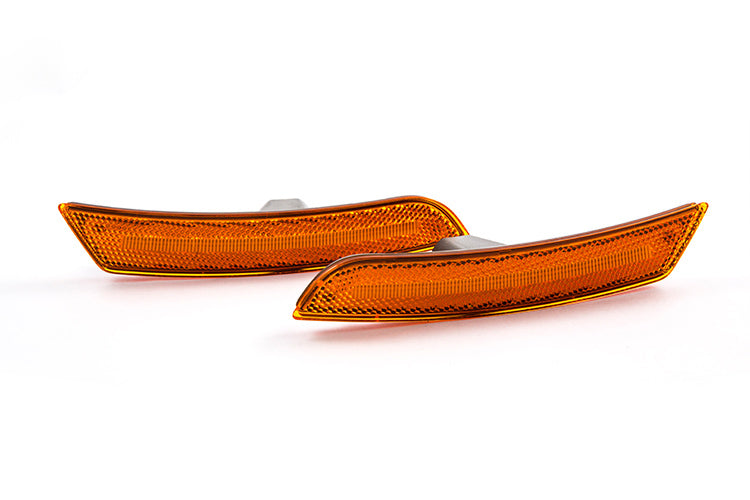LED Sidemarkers For 2014-2019 Cadillac Ats Cts Non V Amber (pair)