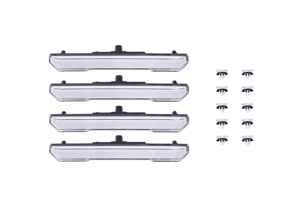 LED Sidemarkers For 2020-2026 Gmc Sierra Canyon Clear (set)