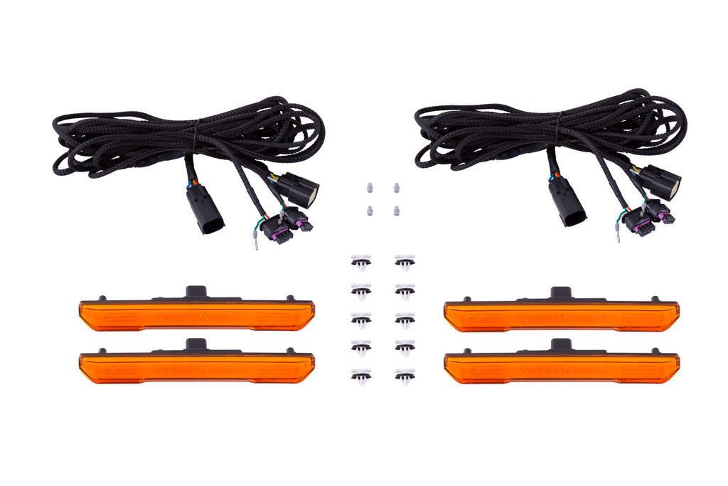 LED Sequential Sidemarkers For 2020-2021 Gmc Sierra Canyon Amber (set)