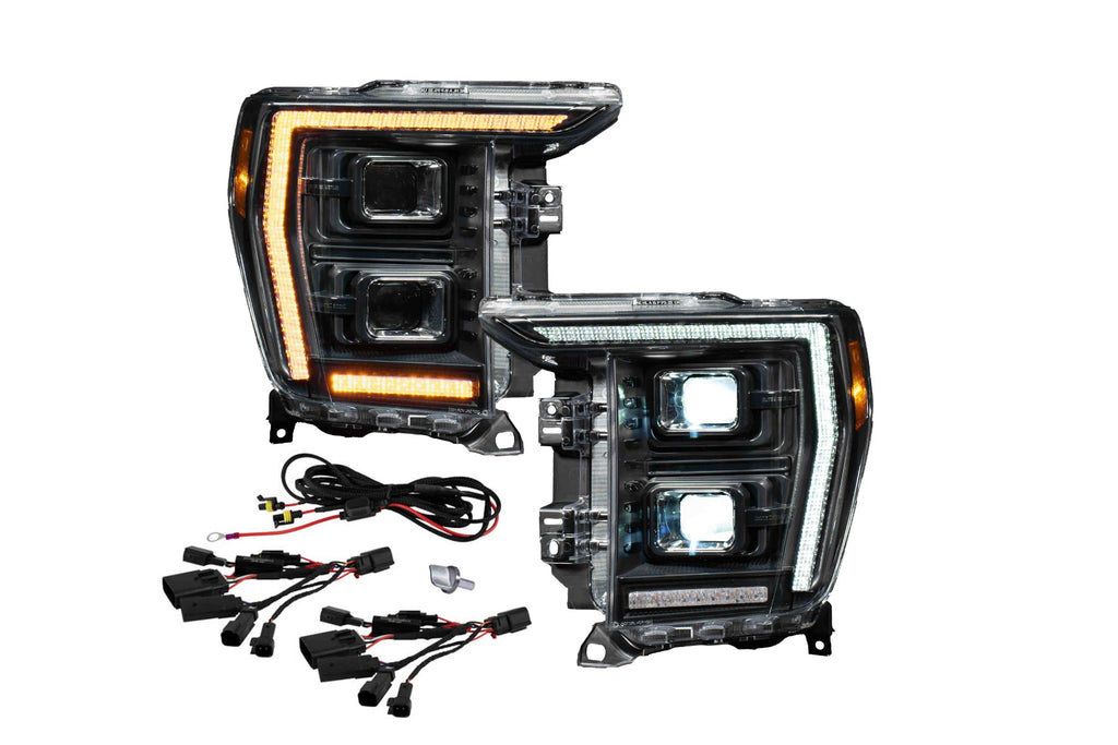 2021-2023 Ford F-150 LED Headlights w/ Non-Projector Headlamps