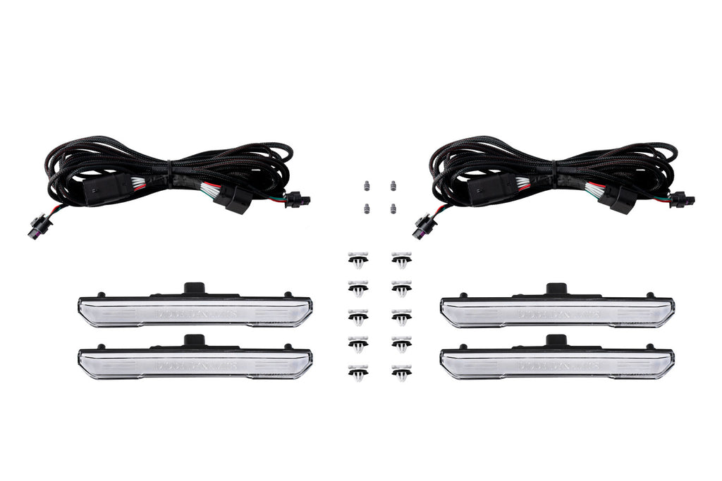 LED Sequential Sidemarkers For 2024 Gmc Sierra Canyon Clear (set)