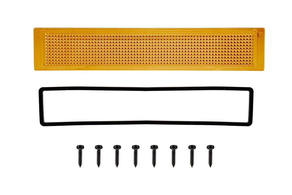 Outer Lens For Ss Flood Amber V3