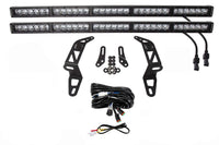 SS30 Bumper Bracket Kit For 2018-2025 Jeep Jl Wrangler Gladiator White Driving Dual