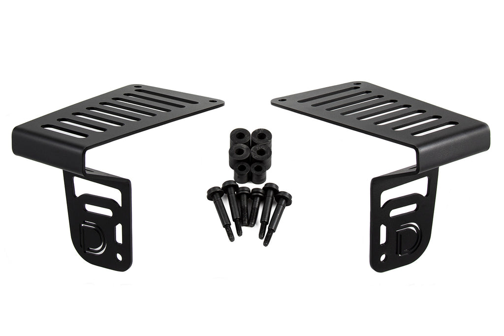 Cowl Mount LED Bracket Kit For 2018-2026 Jeep Jl Wrangler Gladiator