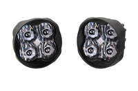 SS3 Sport ABL White SAE Driving Angled No Brackets (pair)