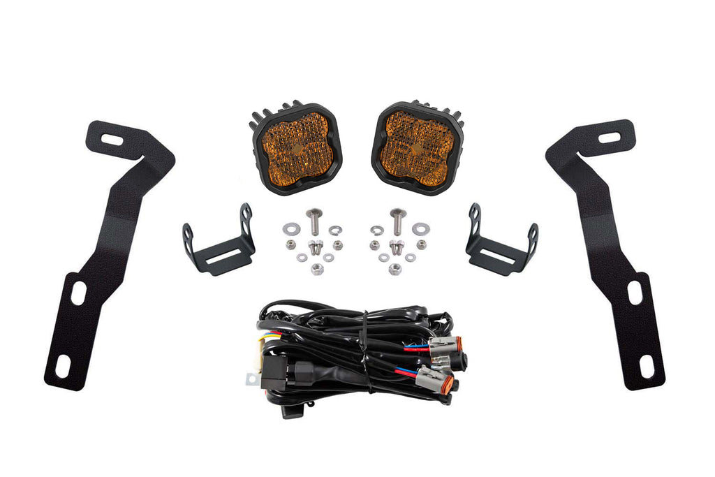 2016-2023 Toyota Tacoma Off-Road Light LED Ditch Light Kit Pro Yellow Combo