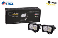 C2 1 0 Sport White Spot Rbl (pair)