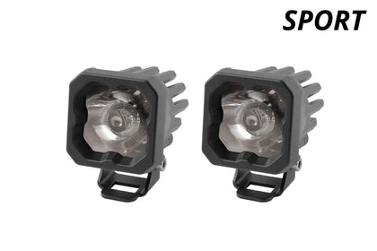 SSC1 LED Pod Sport White Wide ABL (pair)