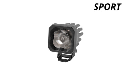 SSC1 LED Pod Sport White Wide Rbl (single)