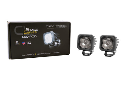 SSC1 LED Pod Sport White Spot ABL (pair)