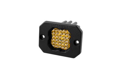 SSC1 LED Pod Sport Yellow Flood Flush ABL (single)