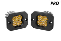 SSC1 LED Pod Pro Yellow Flood Flush ABL (pair)