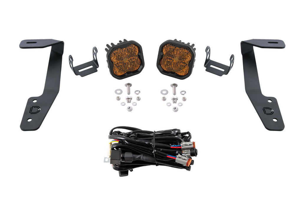 SS3 LED Ditch Light Kit For Subaru Crosstrek Wrx Sport Yellow Combo