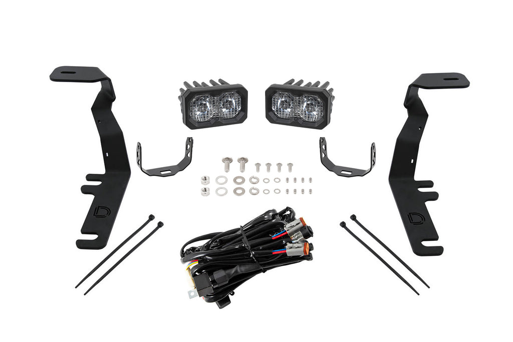 2015-2020 Ford F-150 Off-Road Light LED Ditch Light Kit Sport White Combo/Driving