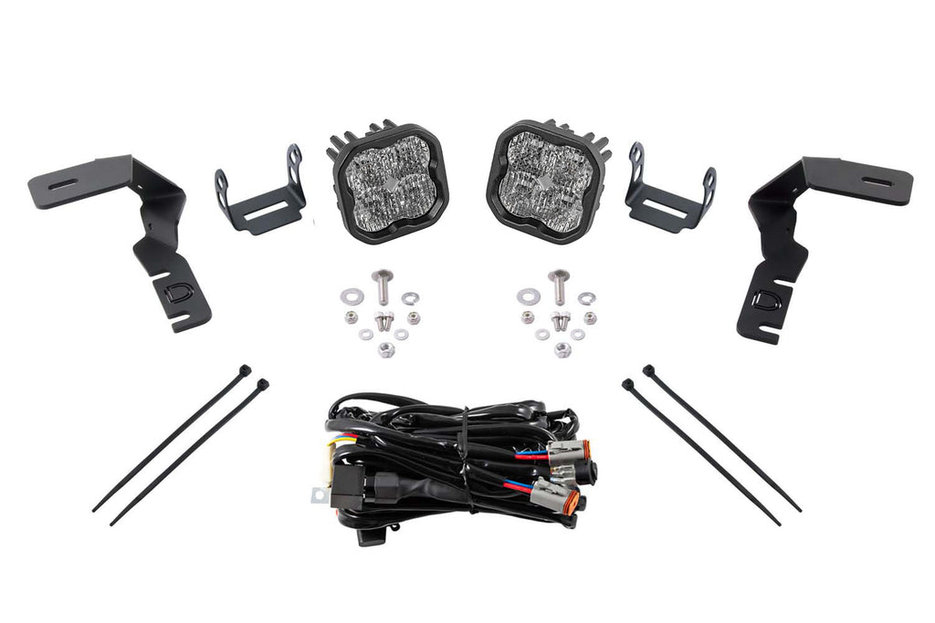 2019-2023 Ford Ranger Off-Road Light LED Ditch Light Kit Sport White Combo