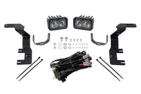 C2 2 0 LED Ditch Light Kit For 2015-2021 Colorado Canyon Sport White Combo Driving