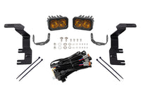 C2 2 0 LED Ditch Light Kit For 2015-2021 Colorado Canyon Pro Yellow Combo