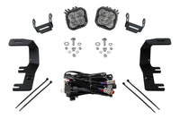 SS3 LED Ditch Light Kit For 2014-2019 Silverado Sierra Pro White Combo