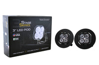 2007-2013 GMC Sierra 1500 SS3 Pro Type GM-5 Kit ABL White SAE Fog