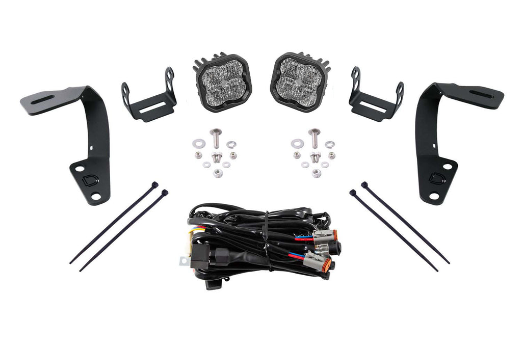2010-2024 Toyota 4Runner Off-Road Light LED Ditch Light Kit Pro White Combo