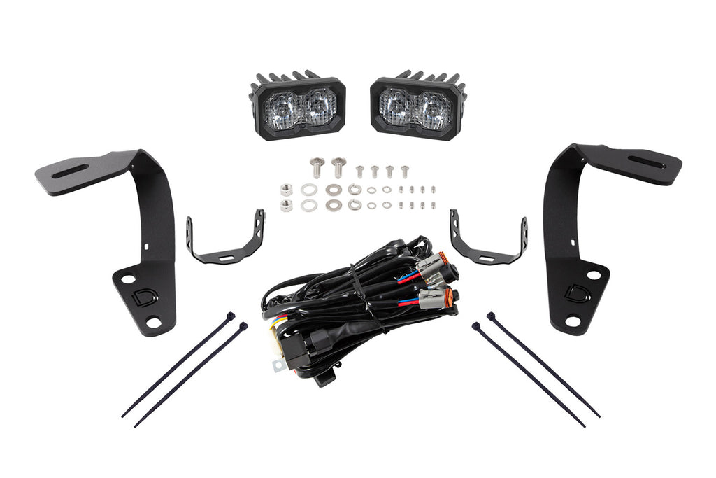 2010-2024 Toyota 4Runner Off-Road Light LED Ditch Light Kit Pro White Combo/Driving