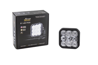 SS5 LED Pod Sport White Combo No Brackets (single)