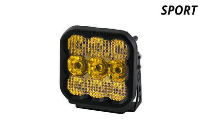 SS5 LED Pod Sport Yellow Spot (single)