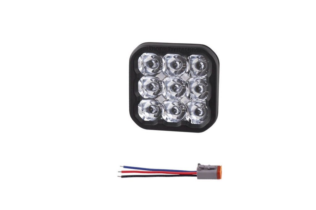 SS5 LED Pod Pro White Spot No Brackets (single)