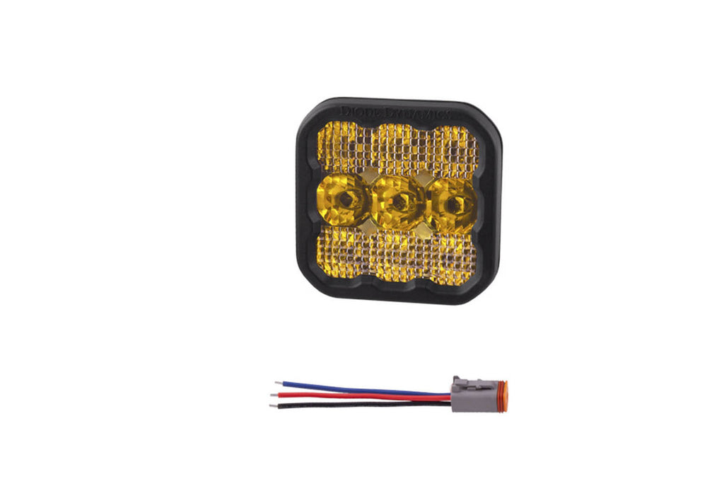 SS5 LED Pod Pro Yellow Combo No Brackets (single)