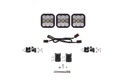 SS5 Sport Universal Crosslink 3 Pod Lightbar White Combo