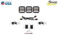 SS5 Sport Universal Crosslink 3 Pod Lightbar Yellow Driving