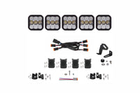 SS5 Sport Universal Crosslink 5 Pod Lightbar White Combo