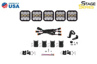 SS5 Pro Universal Crosslink 5 Pod Lightbar White Combo