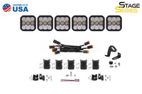 SS5 Sport Universal Crosslink 6 Pod Lightbar White Driving
