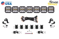 SS5 Sport Universal Crosslink 7 Pod Lightbar Yellow Combo